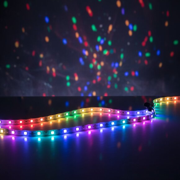 Vibrant LED Light Strip: 20 Colors & 7 Effects for Any Room - Picture 4 of 4
